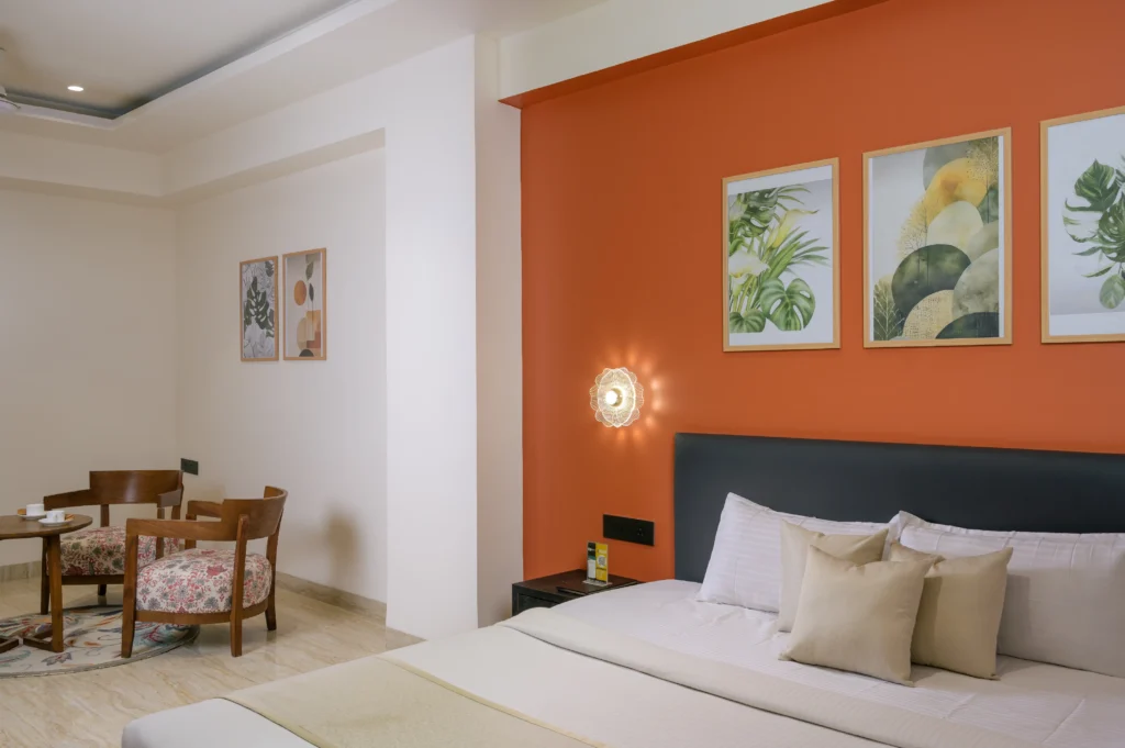 Lush rooms at The Grand Neelam